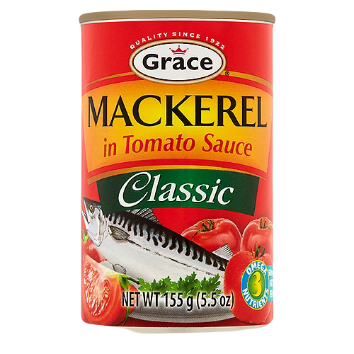 Grace Mackerel in Tomato Sauce 5.5 oz (Classic)